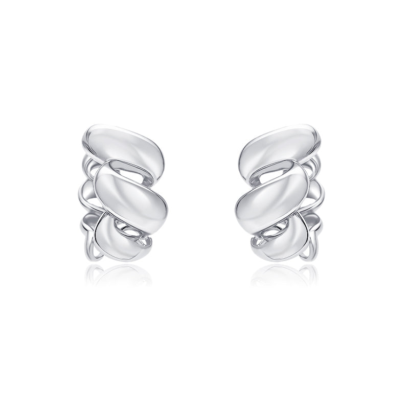 Sayuri Twist Hoop Earrings