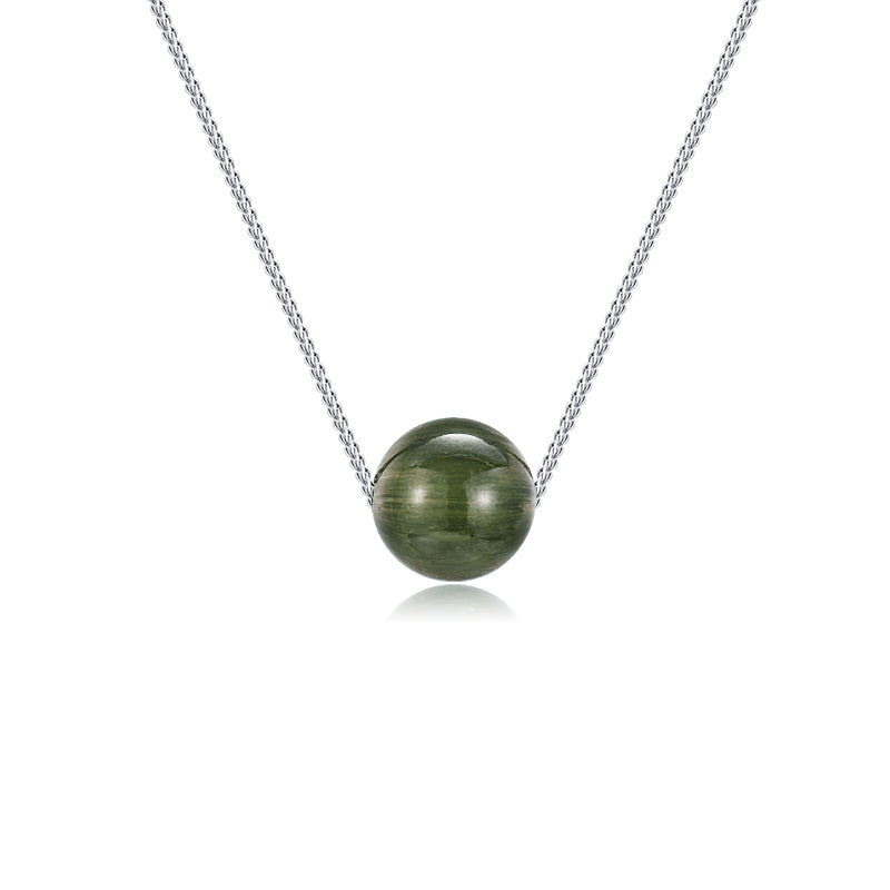 Green Phantom Crystal Necklace