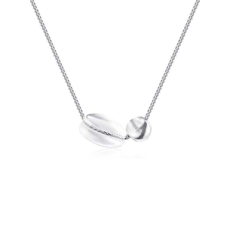 Glacier White Crystal necklace