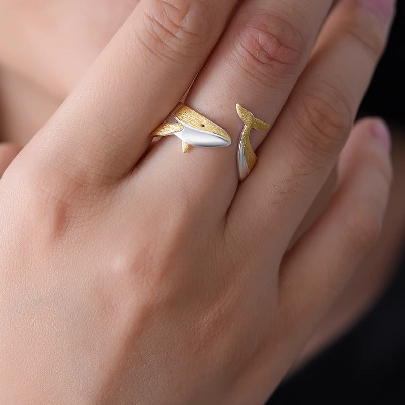 Kanagawa Whale Song Ring