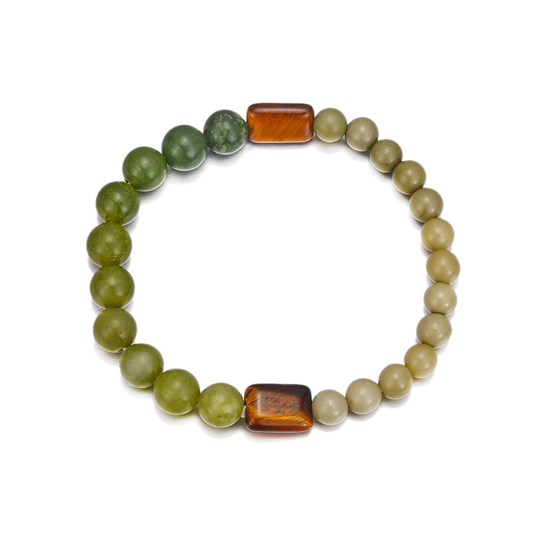 Willa Green moss Jade Bracelet