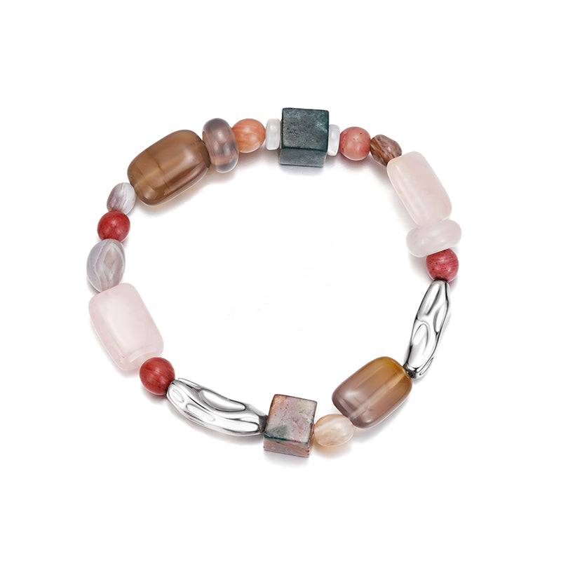 Wylora Metamorphosis Natural Agate Bracelet