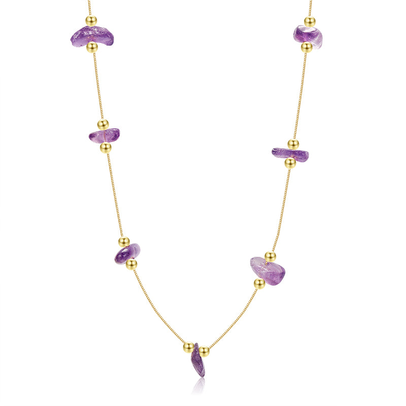 Violet Amethyst Necklace