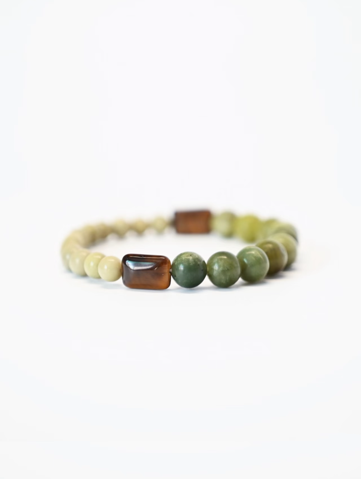 Willa Green moss Jade Bracelet