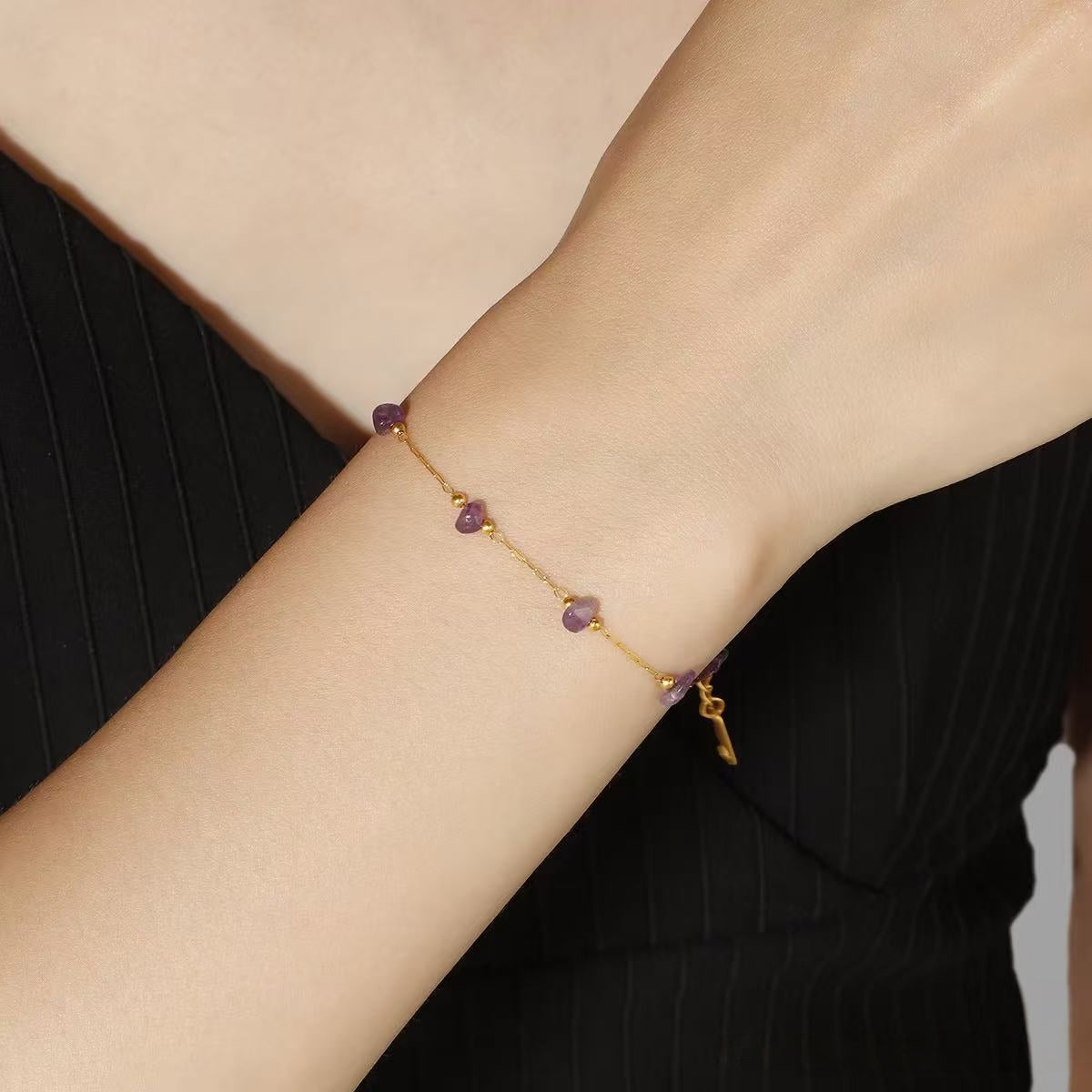 Violet Amethyst Bracelet