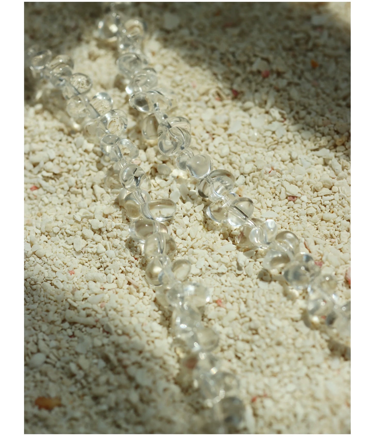 White Crystal Pearl Necklace