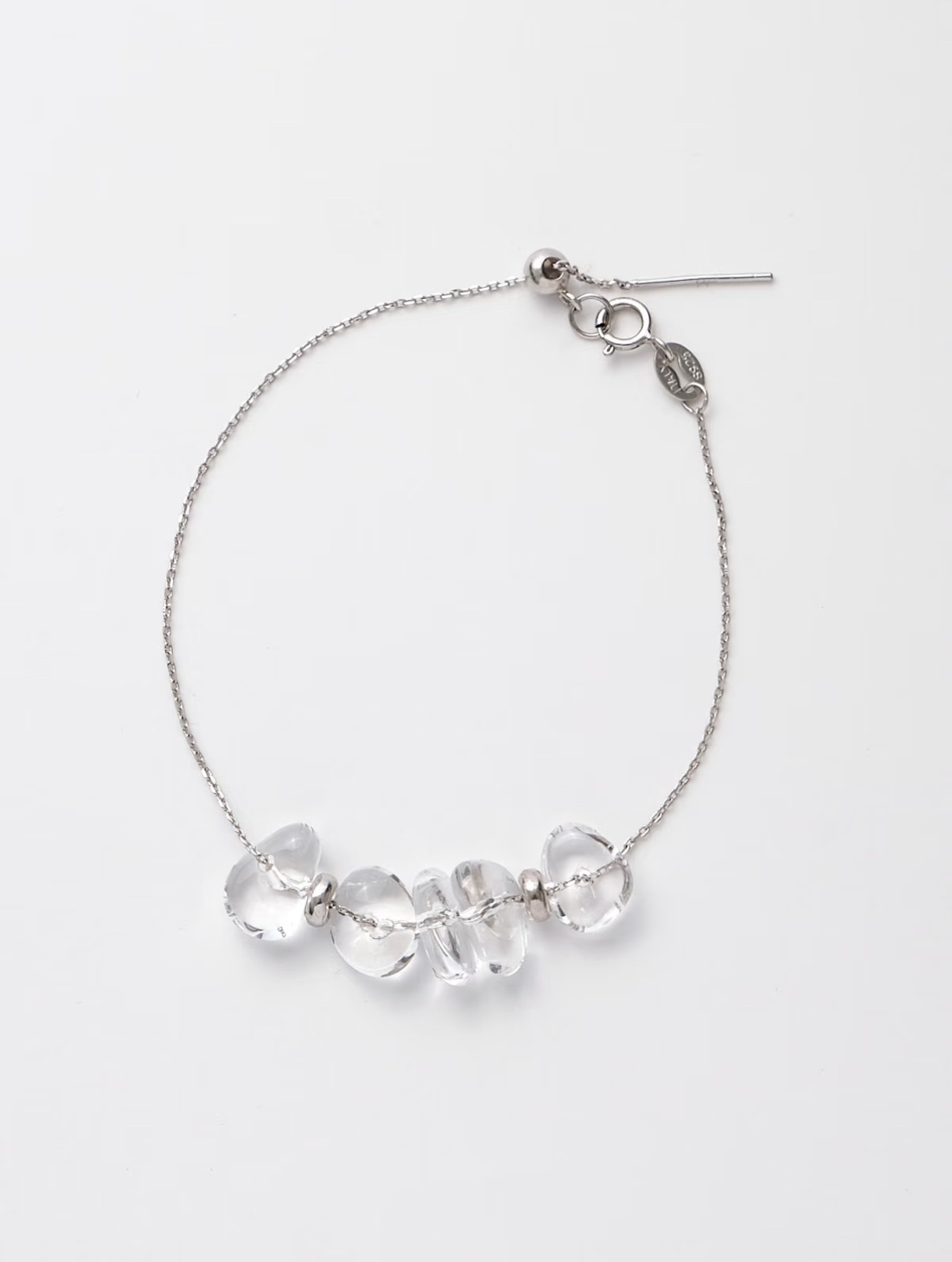 Snow Veil White Crystal Bracelet