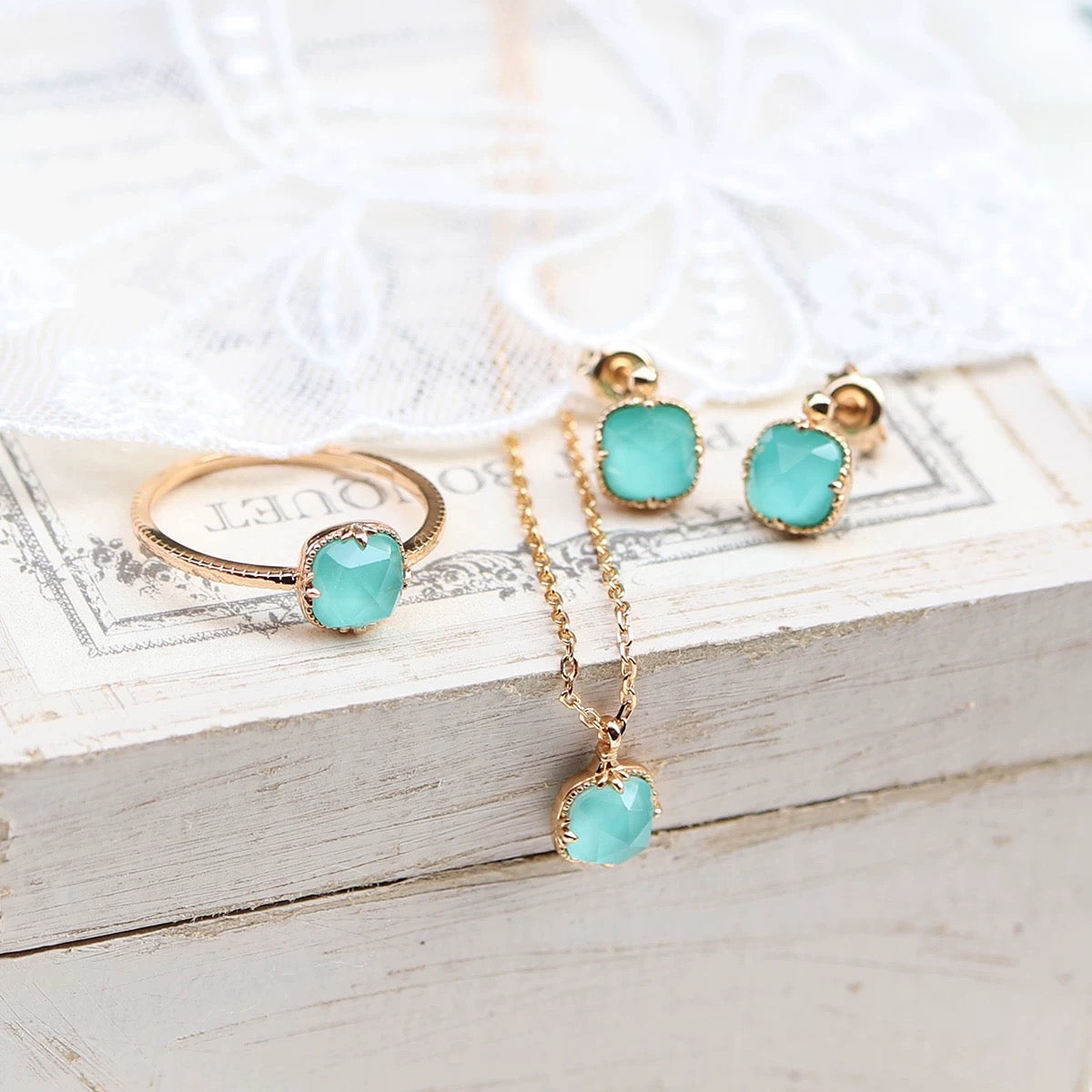 Aegean Turquoise Stud Earrings
