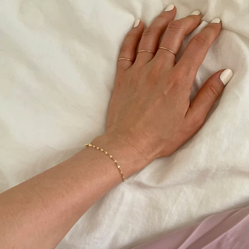 Hikari Lustrous Flow Chain Bracelet