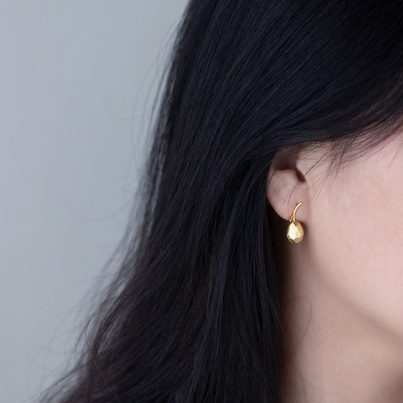 Suli Faceted Pear Drop Earrings