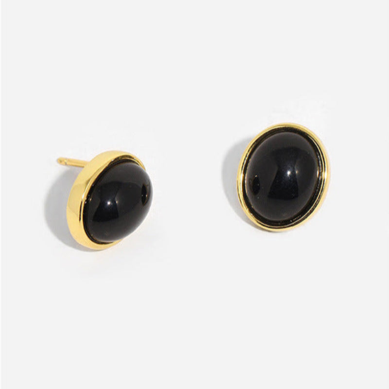 Obscura Black Onyx Earrings