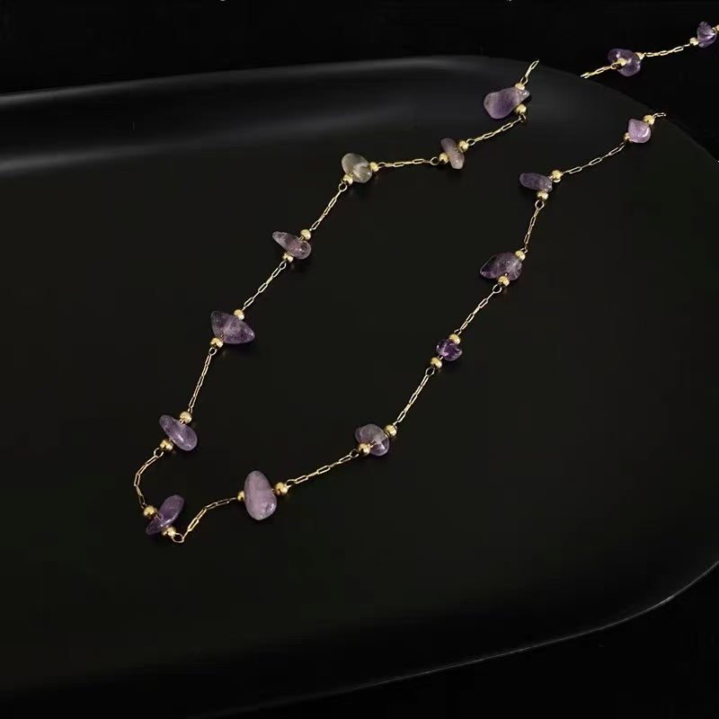 Violet Amethyst Necklace