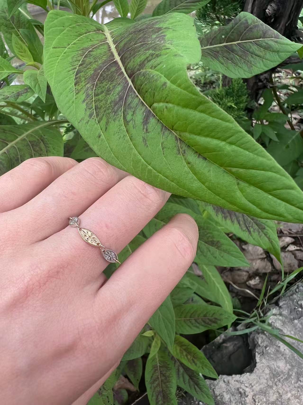 Elysian Leaf Ring