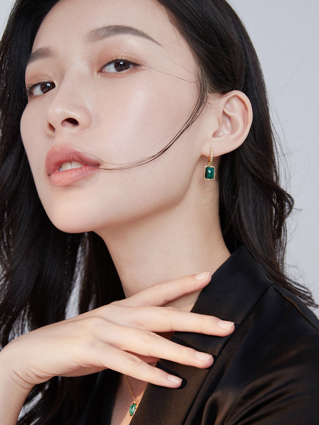 Emerald Radiance Earrings