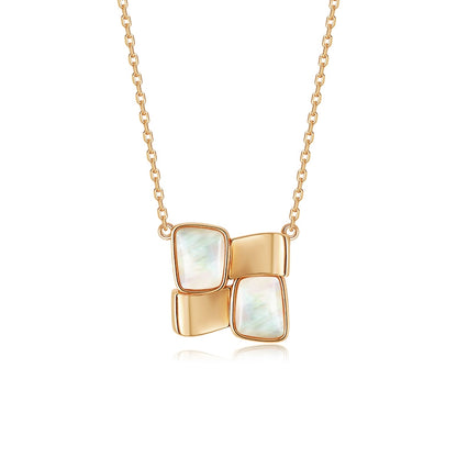 Opalescent Echo Mother-of-Pearl Necklace