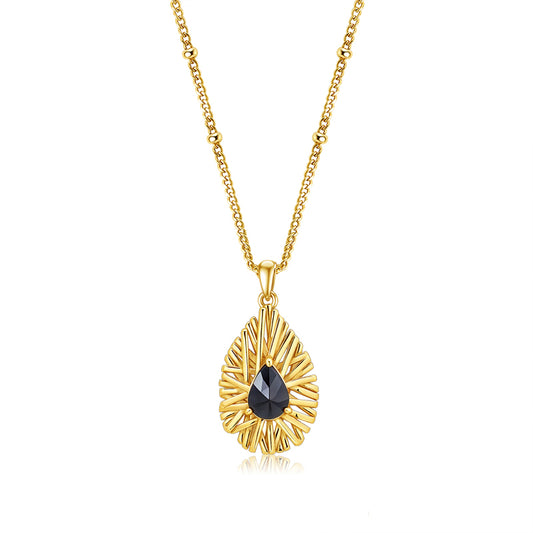 Noir Essence Black Onyx Necklace