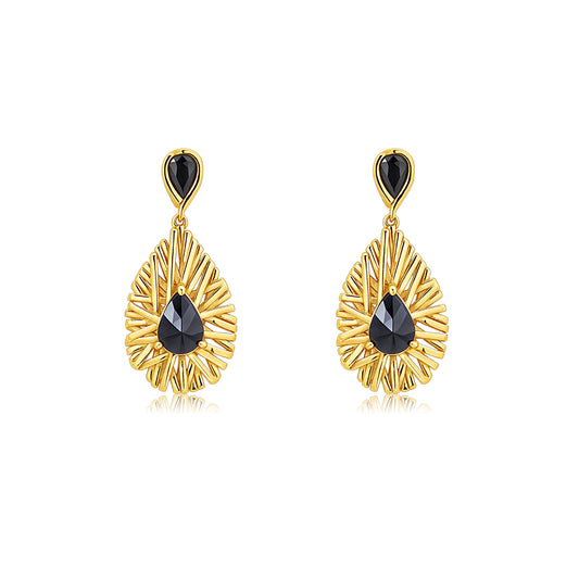 Noir Essence Black Onyx Earrings