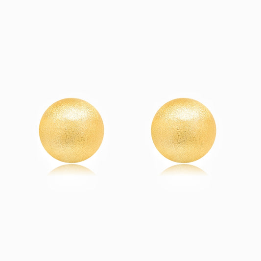 Soierie Handcrafted Engraving Stud Earrings