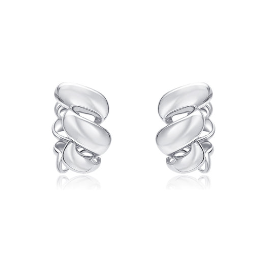 Sayuri Twist Hoop Earrings