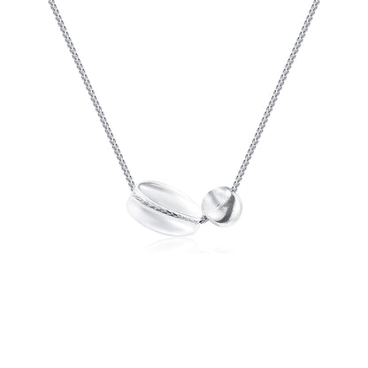 Glacier White Crystal necklace