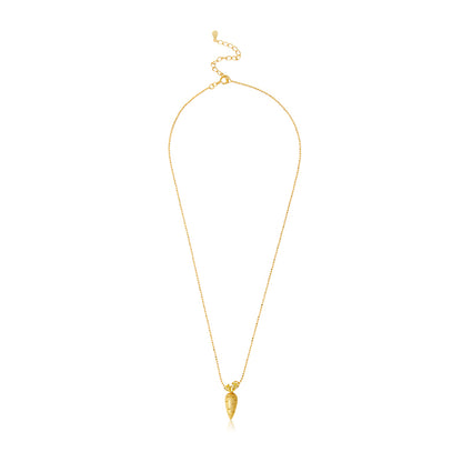 Celeste's Carrot Zirconia Pendant Necklace