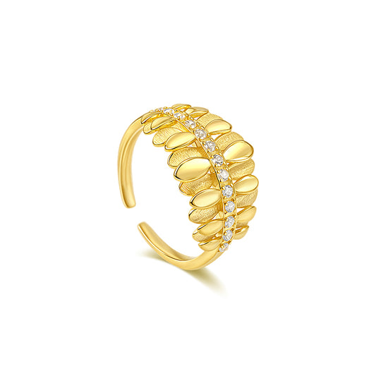 Alexandria Stillwater Ripple Open Ring