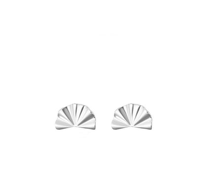 Premium sense scalloped earrings