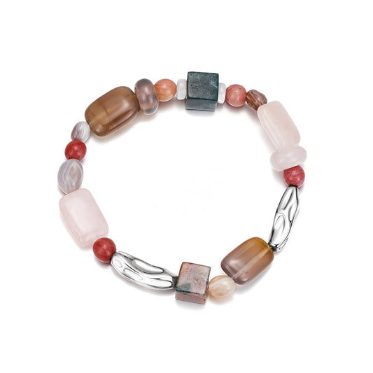 Wylora Metamorphosis Natural Agate Bracelet