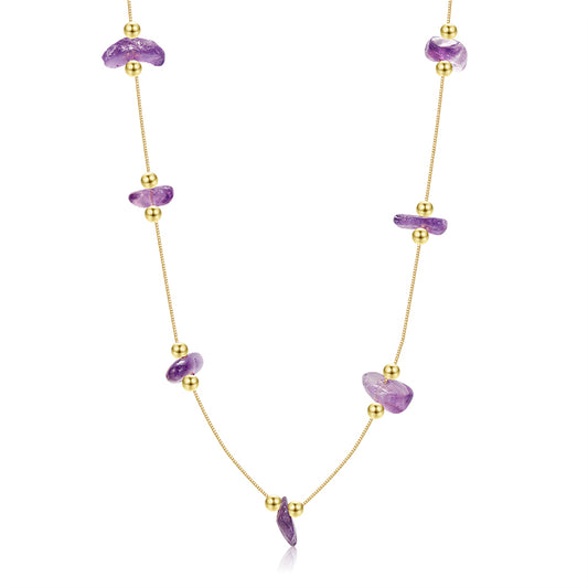 Violet Amethyst Necklace
