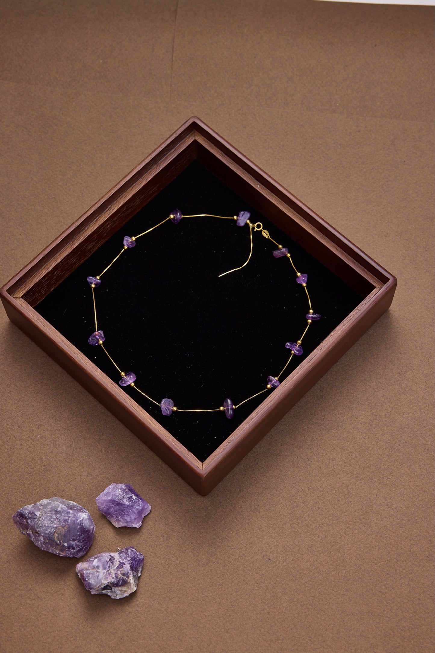 Violet Amethyst Necklace