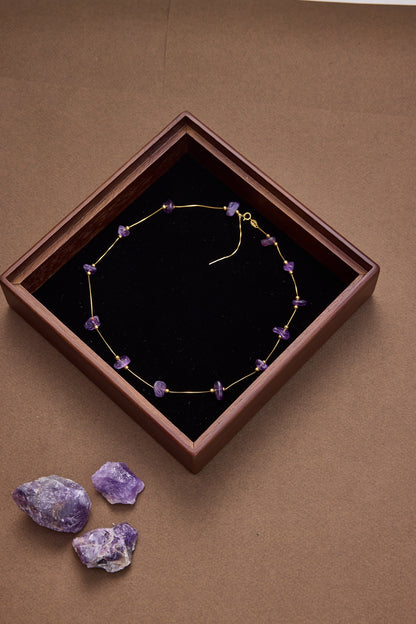 Violet Amethyst Necklace