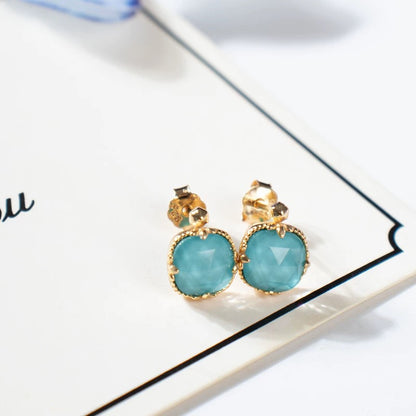 Aegean Turquoise Stud Earrings