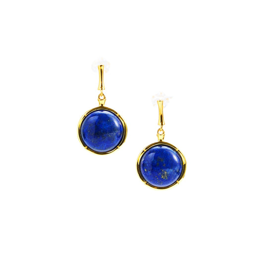 Celestial Lapis Stud Earrings