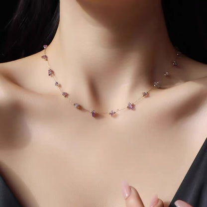 Violet Amethyst Necklace