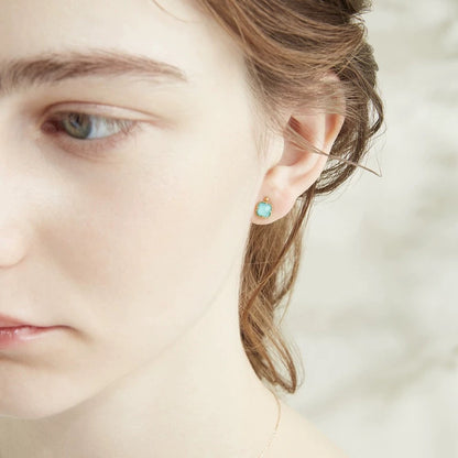 Aegean Turquoise Stud Earrings
