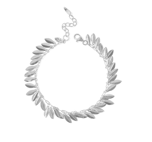 Elaia Olive Leaf Peace Bracelet